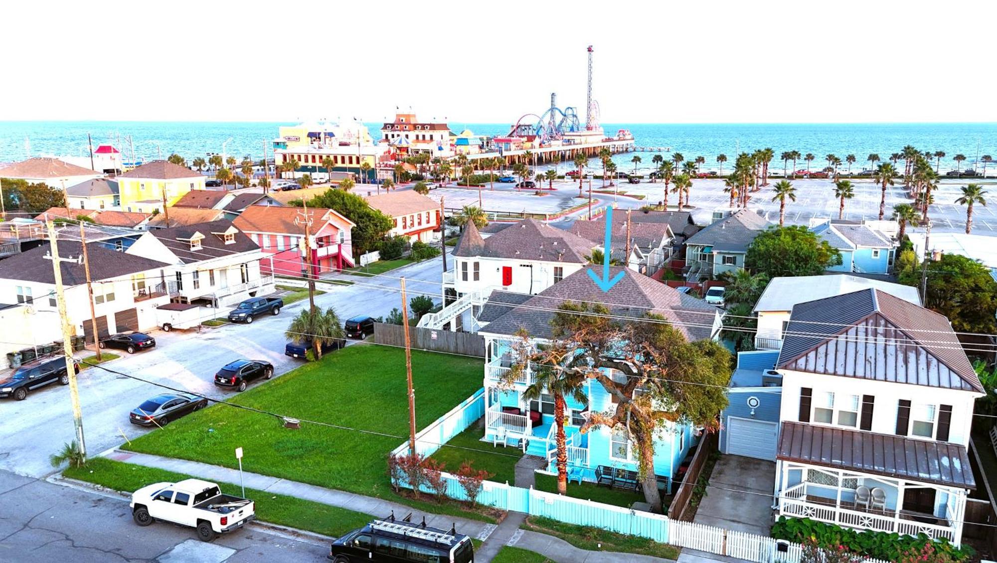 Casaazul-2605B-Pleasure Pier & Beach A Block Away- 3Bed 2Bath 7 Beds- 7 Minutes To Cruise Terminal Galveston Exteriör bild